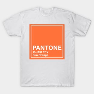 pantone 16-1257 TCX Sun Orange T-Shirt